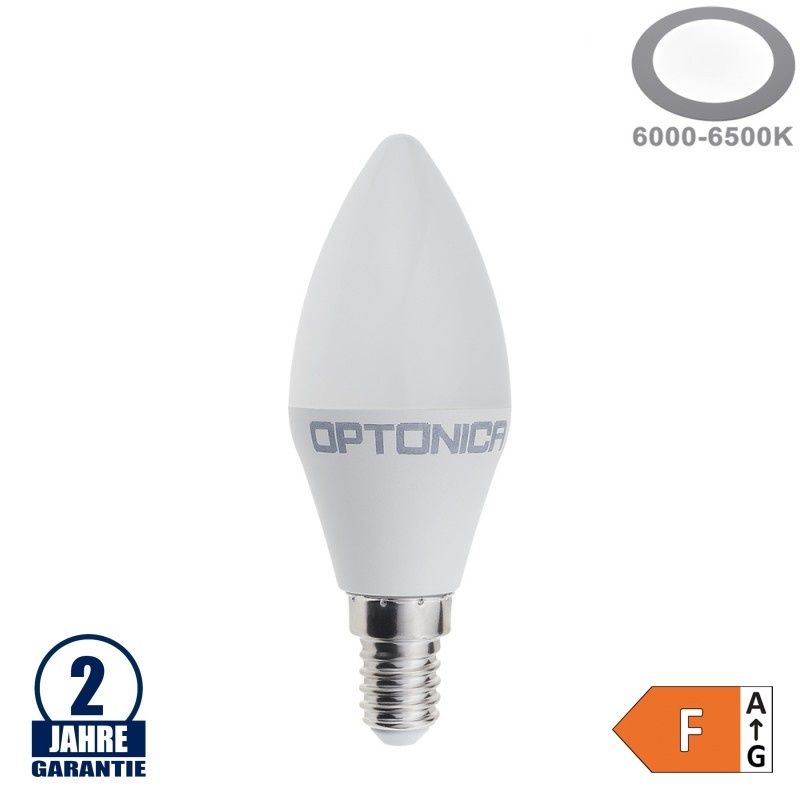 8,5W LED E14 Kerze Kunststoff Kaltweiß