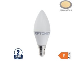 8,5W LED E14 Kerze Kunststoff Warmweiß