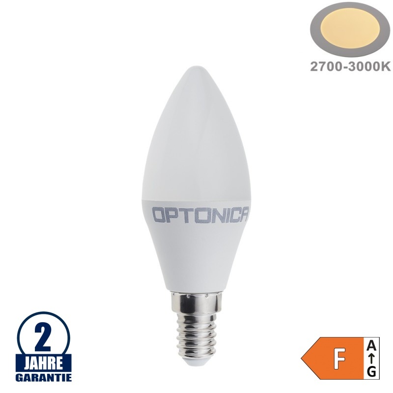 8,5W LED E14 Kerze Kunststoff Warmweiß