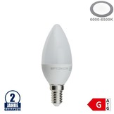 6W LED E14 Kerze Kunststoff Kaltweiß
