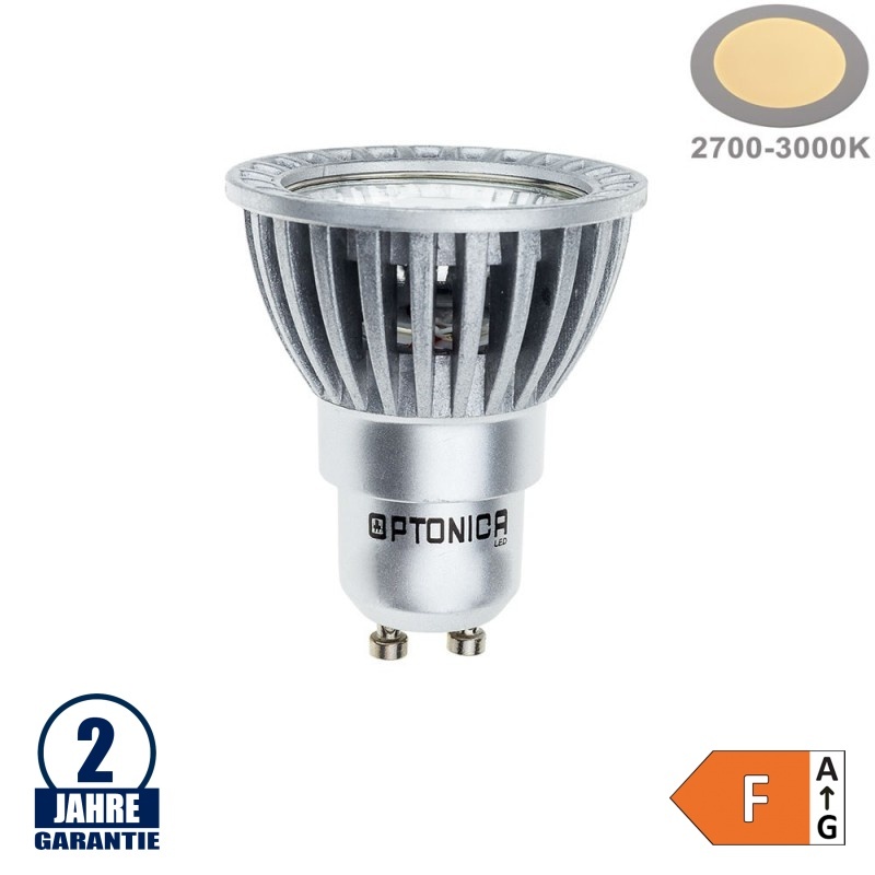 4W LED COB GU10 Spot Warmweiß