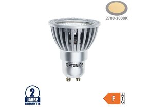 6W LED COB GU10 Spot Warmweiß