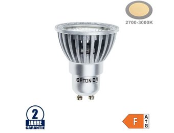 6W LED COB GU10 Spot Warmweiß