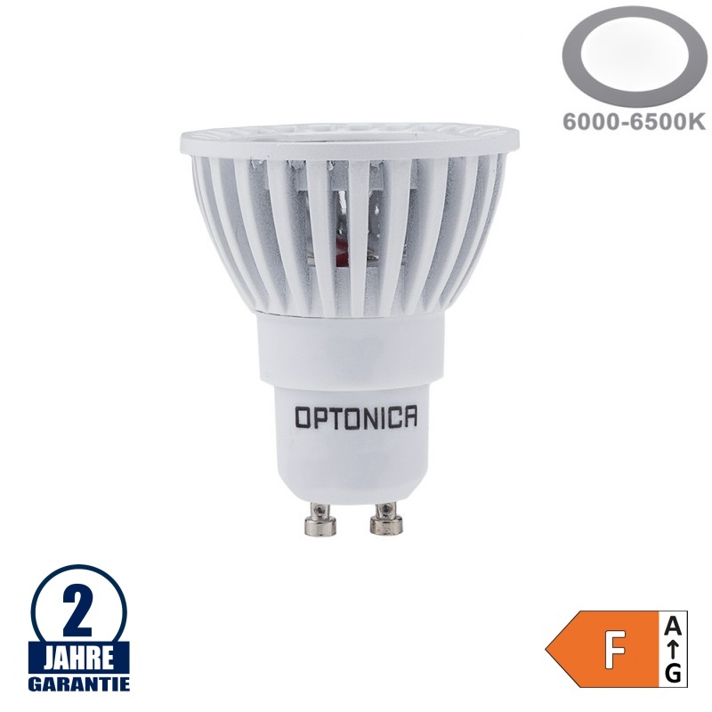 6W LED COB GU10 Spot Kaltweiß Weiß