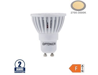 6W LED COB GU10 Spot Warmweiß Weiß