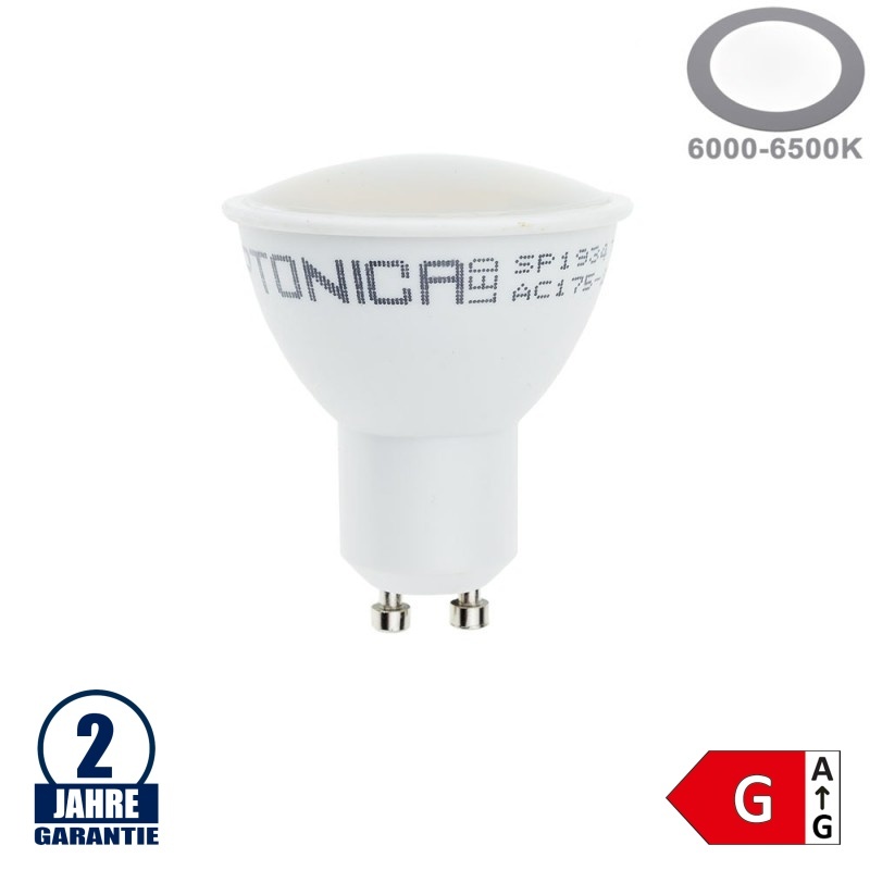 7W LED SMD GU10 Spot 110° Kaltweiß