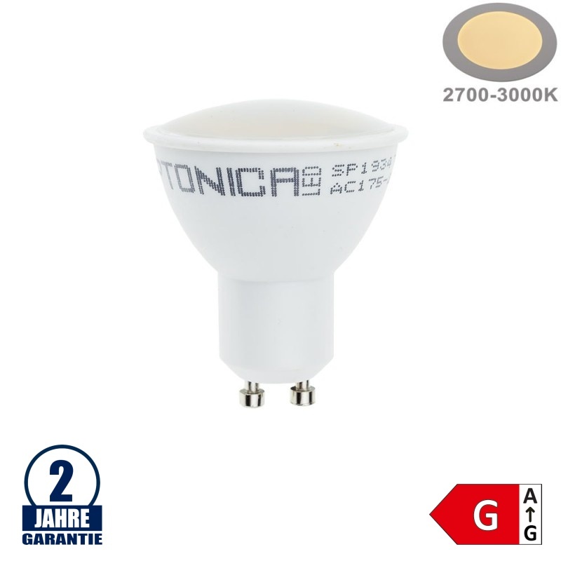 7W LED SMD GU10 Spot 110° Warmweiß
