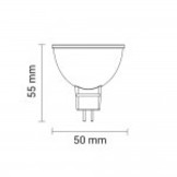 4W LED COB GU5.3/MR16 Spot Kaltweiß