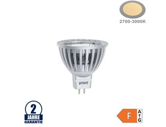4W LED COB GU5.3/MR16 Spot Warmweiß