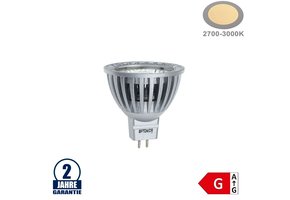 6W LED COB GU5.3/MR16 Spot Warmweiß