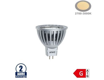 6W LED COB GU5.3/MR16 Spot Warmweiß