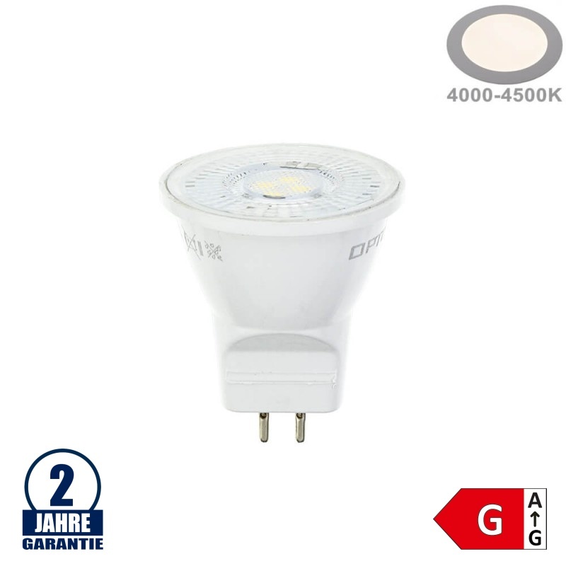 3W LED MR11/G4 Spot 38° Neutralweiß