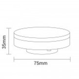 7W LED GX53 Spot 180° Warmweiß