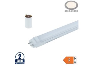 9W LED G13/T8 Kunststoff/Aluminium Röhre 60cm Neutralweiß mit Starter