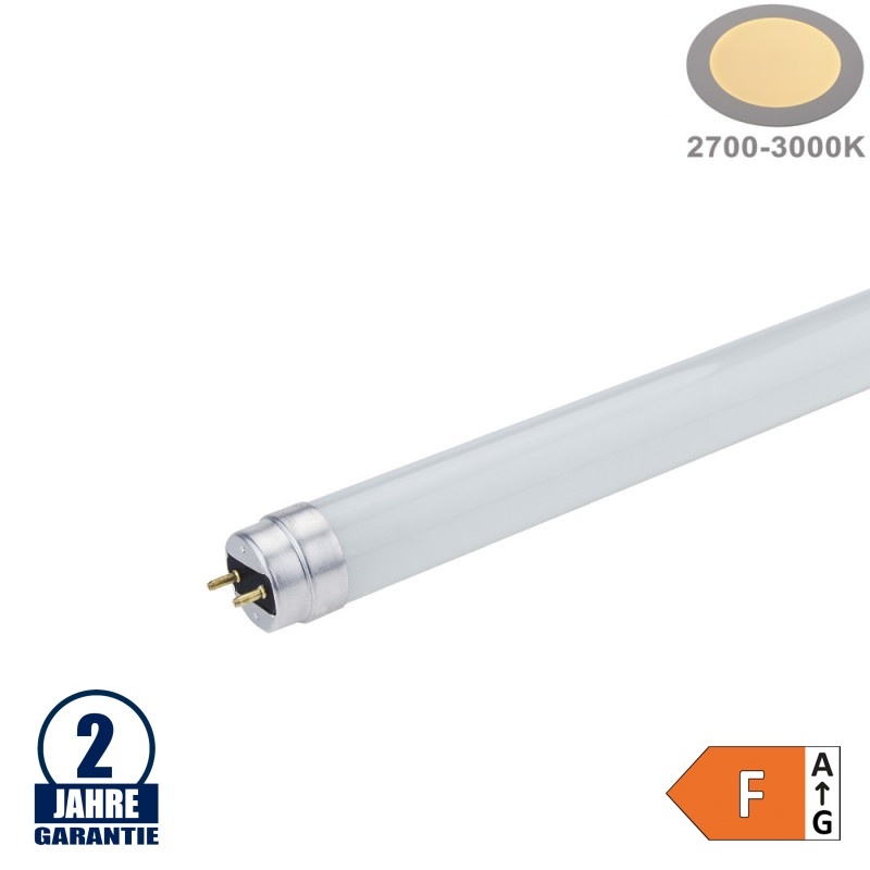 18W LED G13/T8 Glas Röhre 120cm Warmweiß CL