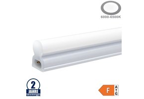20W LED Röhre T5 mit Kunststoffgehäuse 145CM, 230V, Matt Kaltweiß