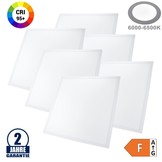 45W 60x60cm LED Panel HIGH CRI Kaltweiß 6 Stk.