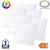 45W 60x60cm LED Panel HIGH CRI Neutralweiß 6 Stk.