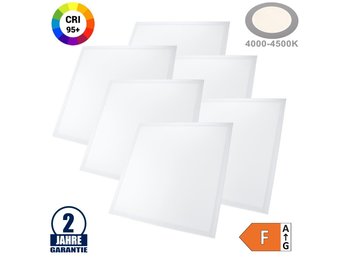 45W 60x60cm LED Panel HIGH CRI Neutralweiß 6 Stk.