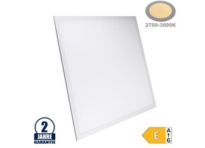 36W 62x62cm LED Panel 100Lm/W Warmweiß