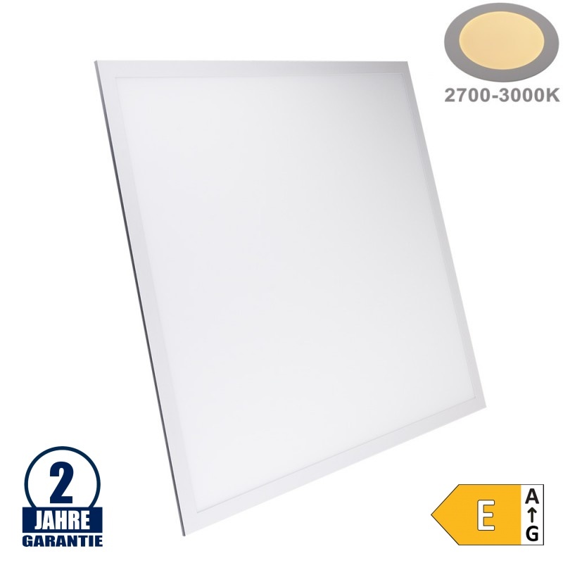 36W 62x62cm LED Panel 100Lm/W Warmweiß