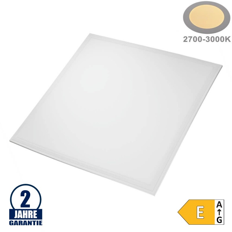 36W 62x62cm LED Panel 100Lm/W UGR19 Warmweiß