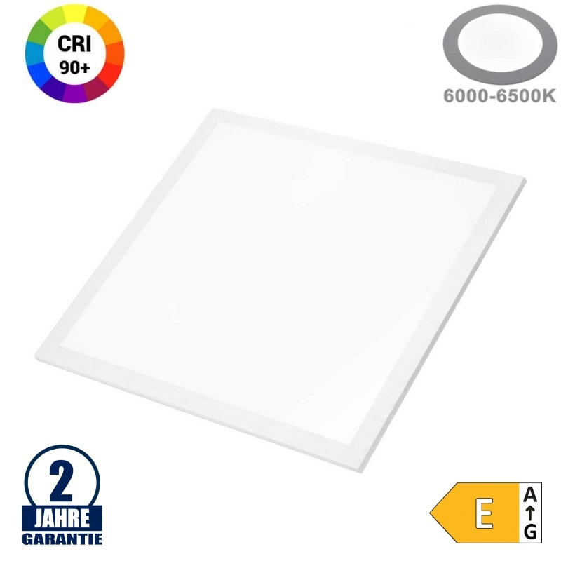 36W 62x62cm LED Panel 100Lm/W CRI90+ Kaltweiß