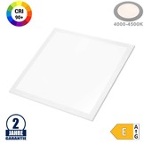 36W 62x62cm LED Panel 100Lm/W CRI90+ Neutralweiß