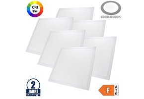 45W 62x62cm LED Panel HIGH CRI Kaltweiß 6 Stk.