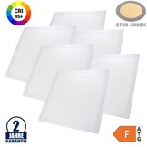 45W 62x62cm LED Panel HIGH CRI Warmweiß 6 Stk.