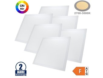 45W 62x62cm LED Panel HIGH CRI Warmweiß 6 Stk.