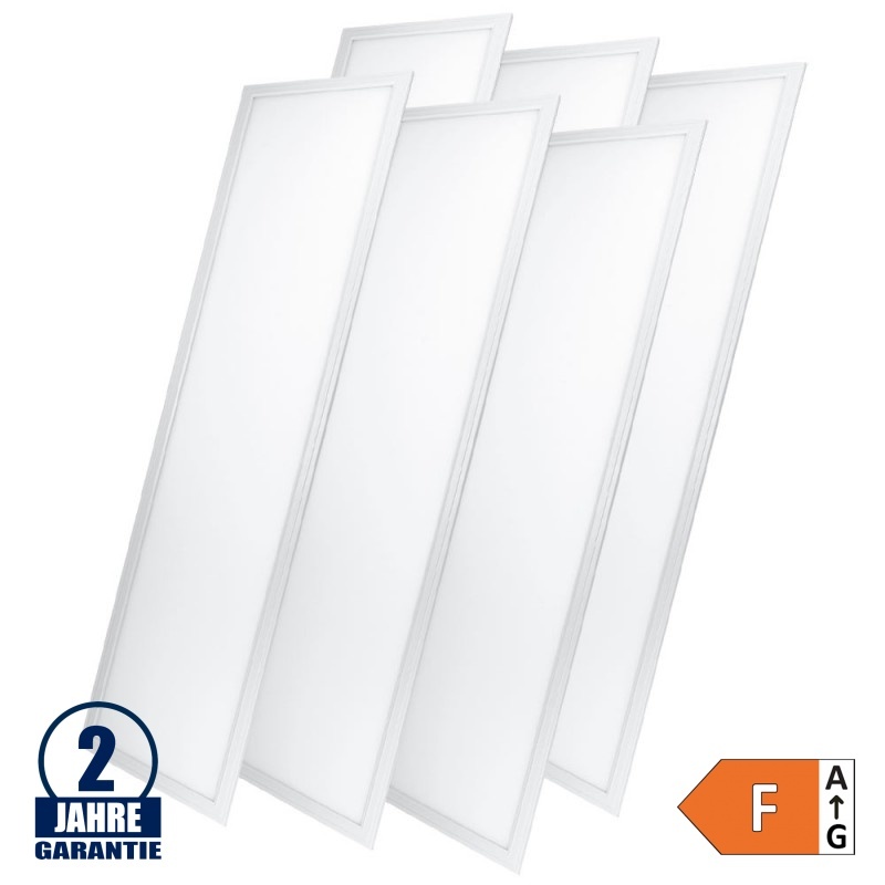 45W 120x30cm LED Panel Kaltweiß 6 Stück Packung