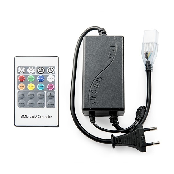 Anschlusskabel / Controller für 230V 3528 RGB LED Streifen IR