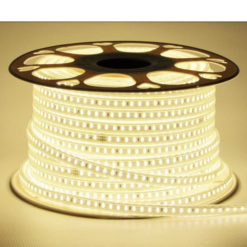 120SMD/m 10W 230V Led Streifen 5730 Wassergeschützt Neutralweiß IP44 1m