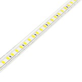 120SMD/m 10W 230V LED Streifen 5730 Wassergeschützt Warmweiß IP44 1m