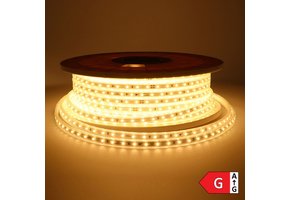 50m SET - 60SMD/m 840lm/m 230V Led Streifen Warmweiß 5050 IP65