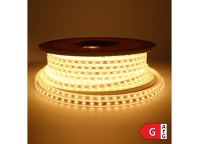 50m SET - 60SMD/m 840lm/m 230V Led Streifen Warmweiß 5050 IP65