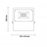 30W LED Fluter RGB Dimmbar und Ferngesteuert