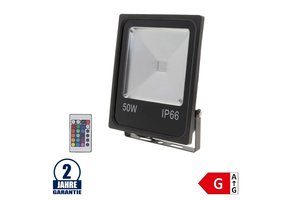 50W LED Fluter RGB Dimmbar und Ferngesteuert