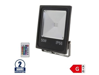 50W LED Fluter RGB Dimmbar und Ferngesteuert