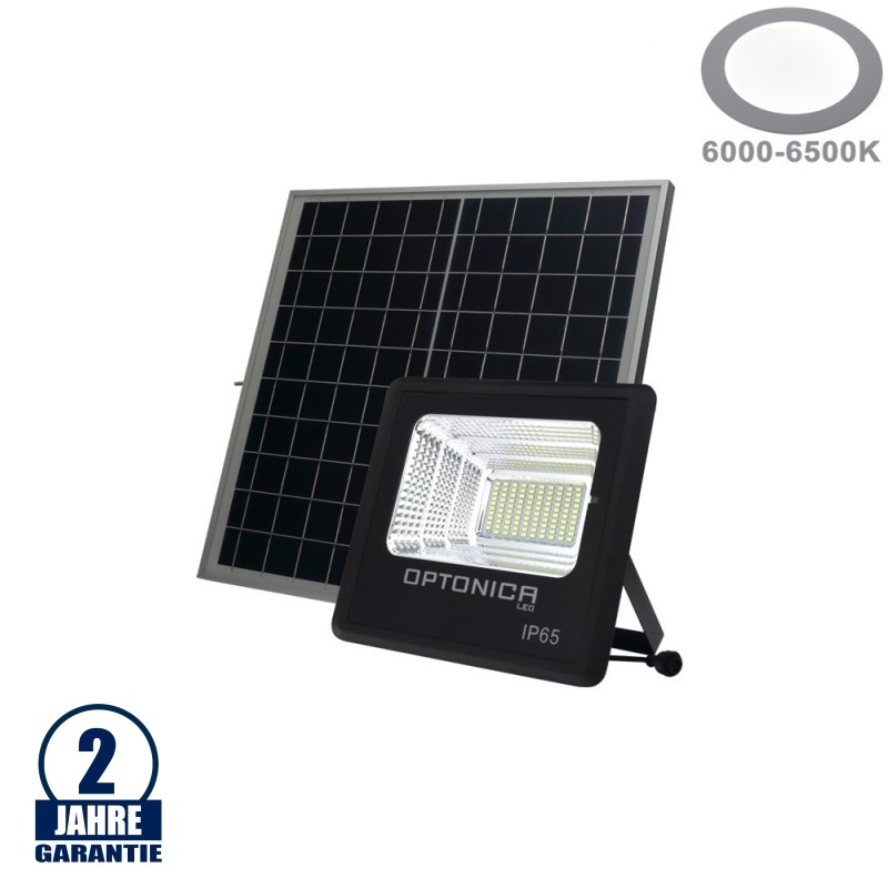 20W LED Solar-Fluter Kaltweiß 6.4V/11Ah mit Solar-Panel