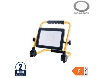 50W LED SMD Baustellenstrahler mit 3 Meter Kabel Kaltweiß