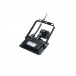 10W LED SMD Fluter City Line Schwarz mit Bewegungsmelder Warmweiß