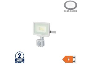 10W LED SMD Fluter City Line mit Bewegungsmelder Kaltweiß
