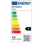 10W LED SMD Fluter mit Bewegungsmelder und 70cm Kabel Schwarz Neutralweiß