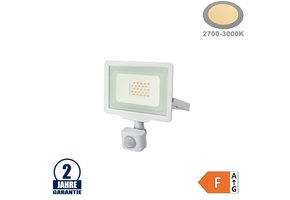 20W LED SMD Fluter City Line mit Bewegungsmelder Warmweiß