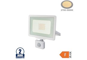 30W LED SMD Fluter City Line mit Bewegungsmelder Warmweiß