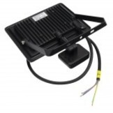 30W LED SMD Fluter mit Bewegungsmelder und 70cm Kabel Schwarz Neutralweiß