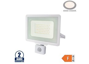 50W LED SMD Fluter City Line mit Bewegungsmelder Neutralweiß