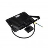 50W LED SMD Fluter mit Bewegungsmelder und 70cm Kabel Schwarz Kaltweiß